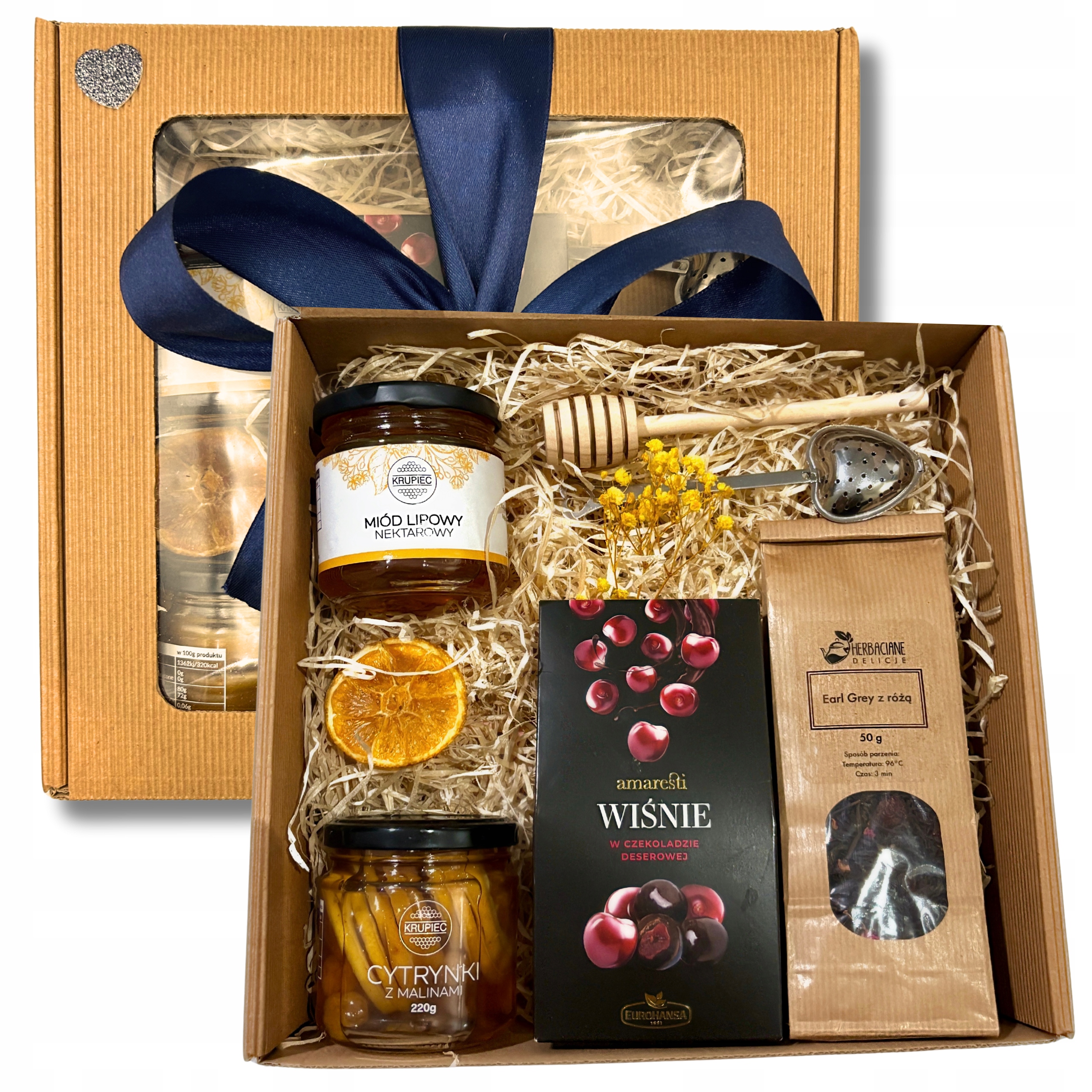 Levně Dárková Sada Pro Ni Nebo Pro Něj Čaj , Třešně A Dárek