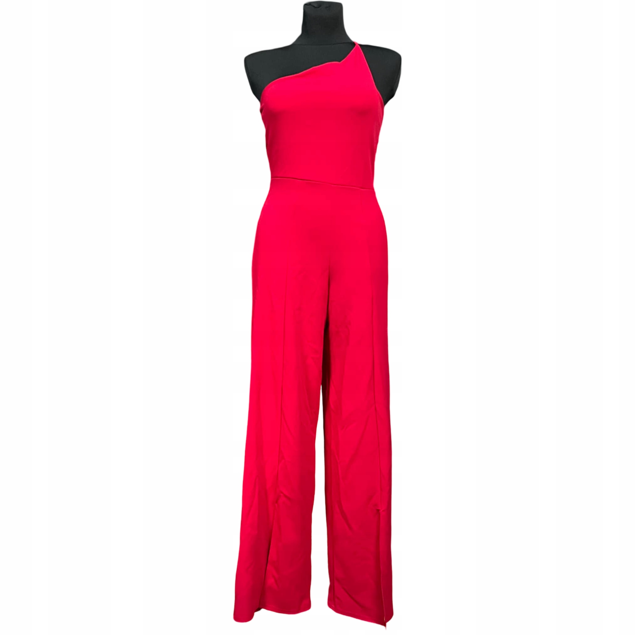 Missguided Elegantní kombinéza bez rukávů, pohodlná, červená, velikost 36