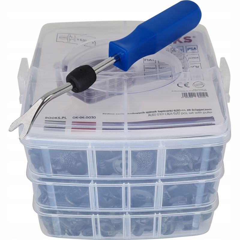 ZESTAW SPINKI KOŁKI SAMOCHODOWE 620 + ŚCIĄGACZ