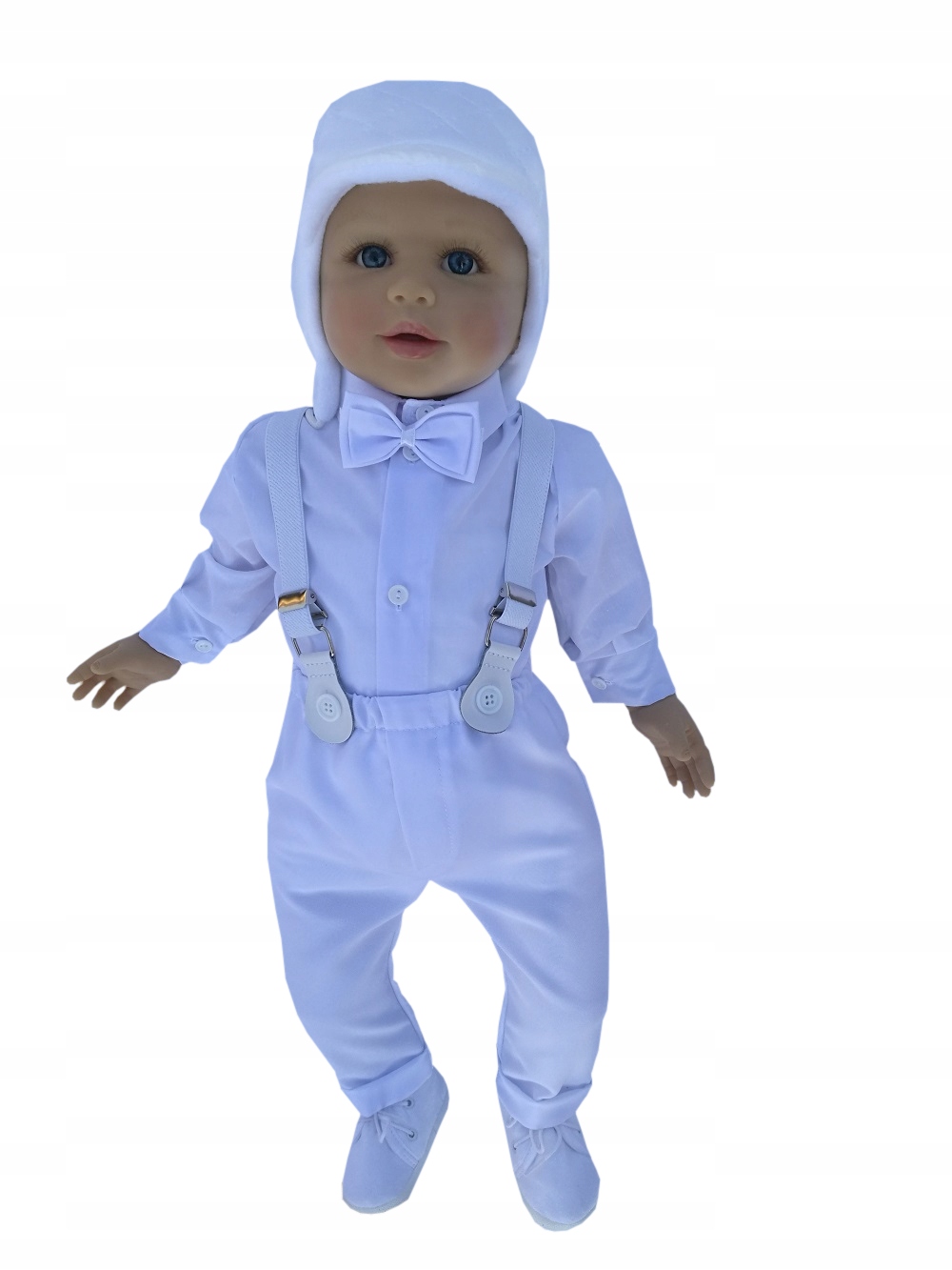 Ubranko do chrztu garnitur komplet dla chłopca dziecka wesele chrzest R74 Waga produktu z opakowaniem jednostkowym 1 kg