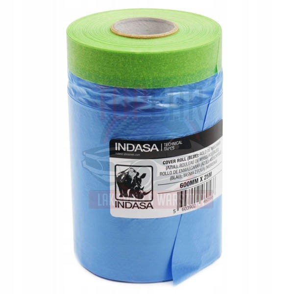 

Folia Maskująca Z Taśmą 600mm x 25m Rolka Indasa
