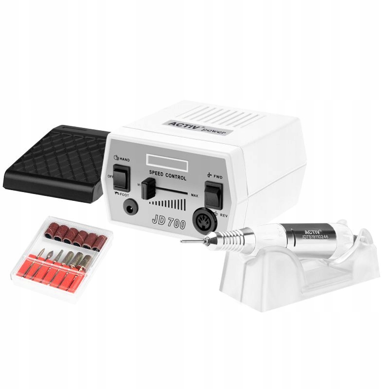 Bruska Activ Power JD700 bílá sada fréz Dbd-f