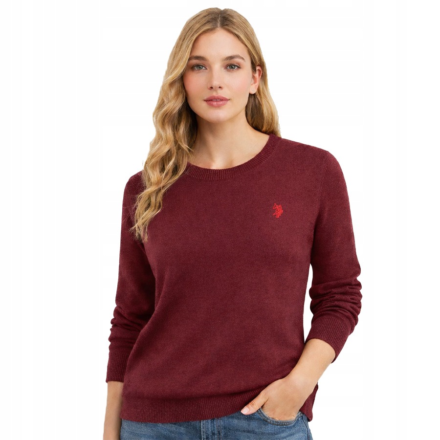 Dámský svetr U.s. Polo Assn. US423730661 Bordový L