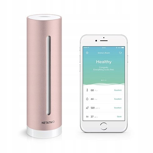 Netatmo Smart Indoor Air Quality Monitor Nhc-ec