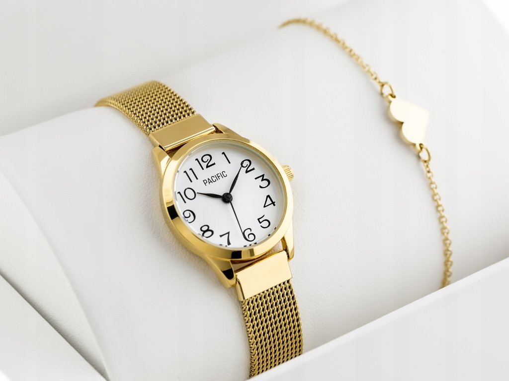 KOMPLET PREZENTOWY PACIFIC ZY672a ZEGAREK NA PREZENT Marka Pacific