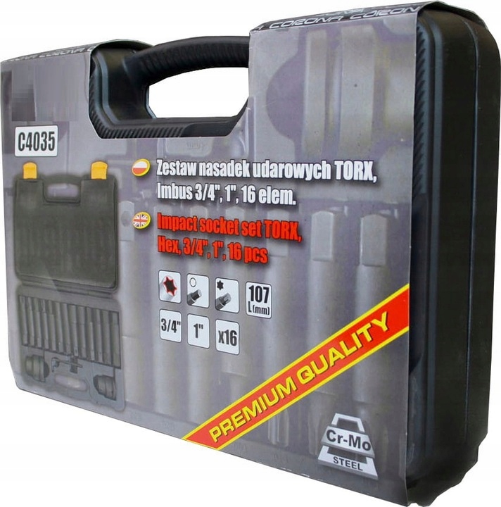 KLUCZE NASADKI UDAROWE TORX IMBUS 3/4' 1' C4035 Marka RICHMANN