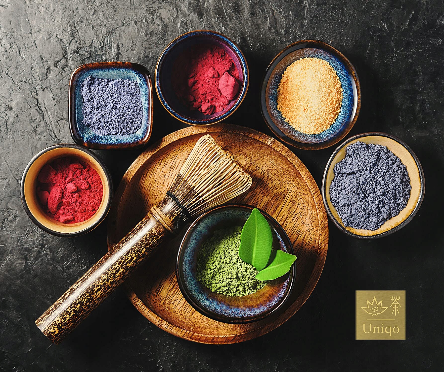 TEA UNIQO Różowa Matcha Proszek 100% Naturalna Bez Dodatków — miniatura 8