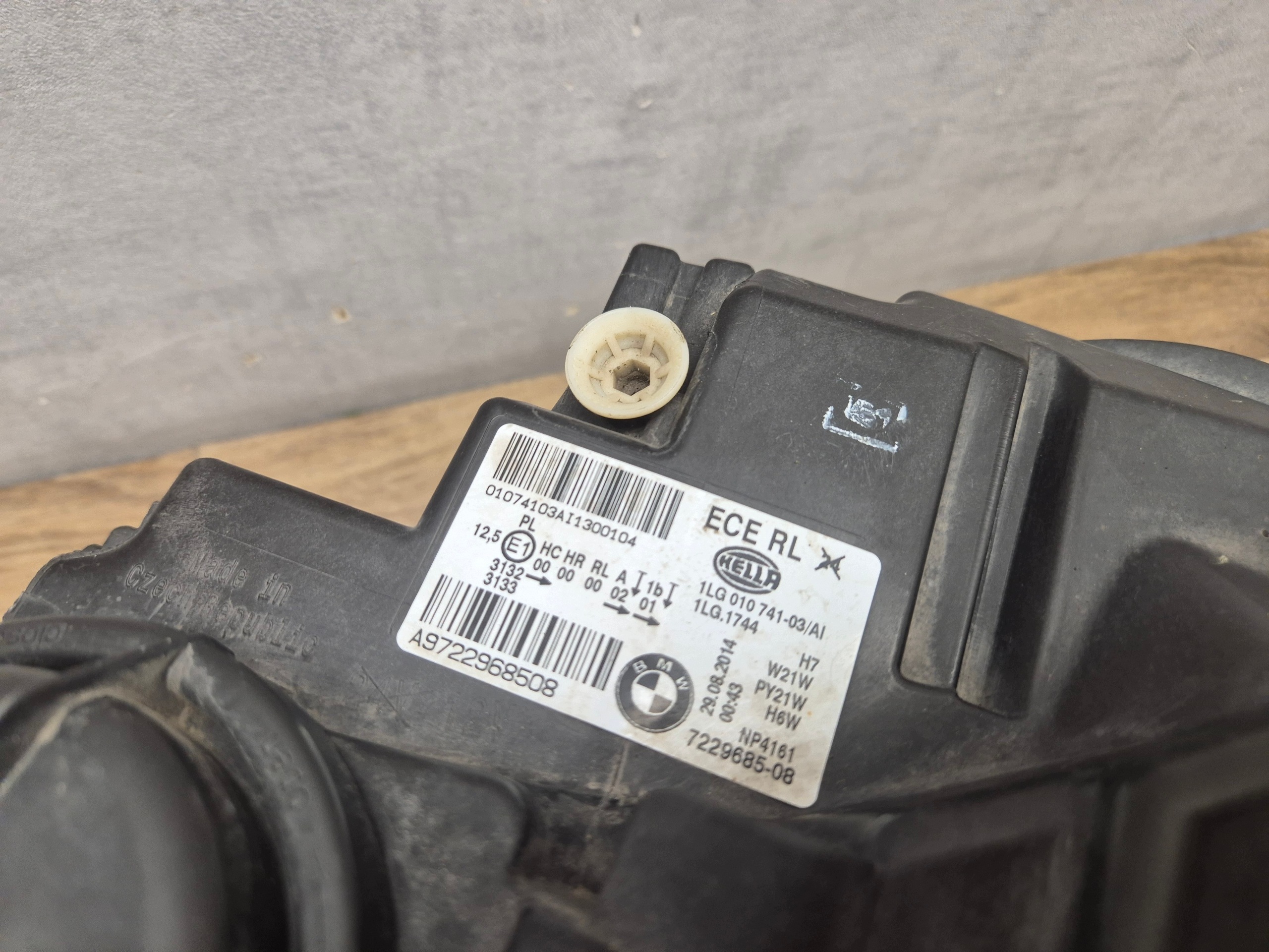 BMW F20 F21 left light H7 front front UK ANGLIK 7229685