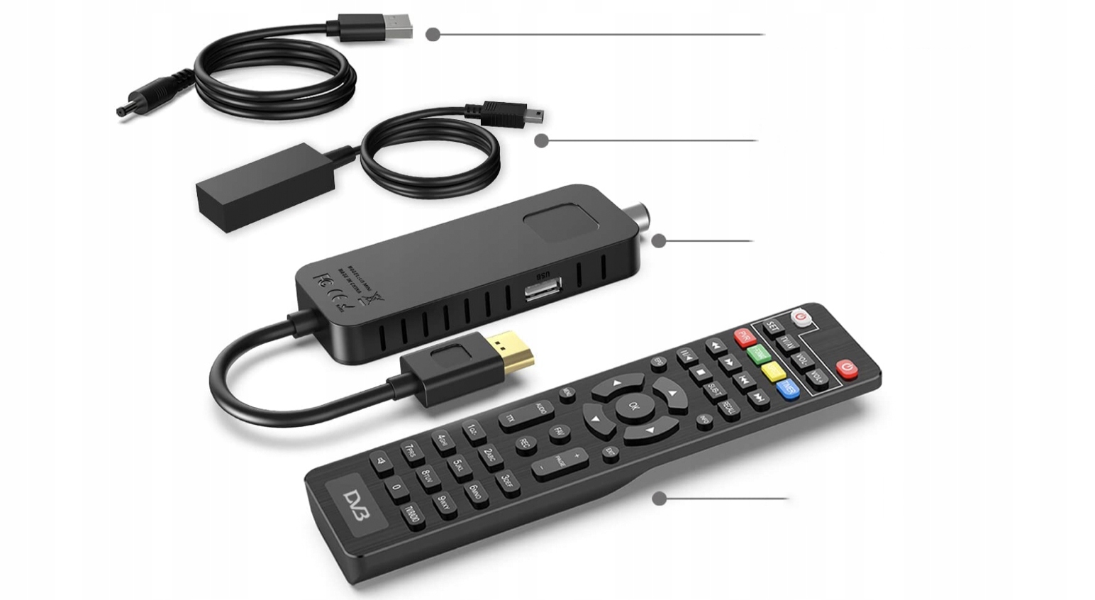 Tuner DVB-T2 Dcolor 03 Marka Dcolor