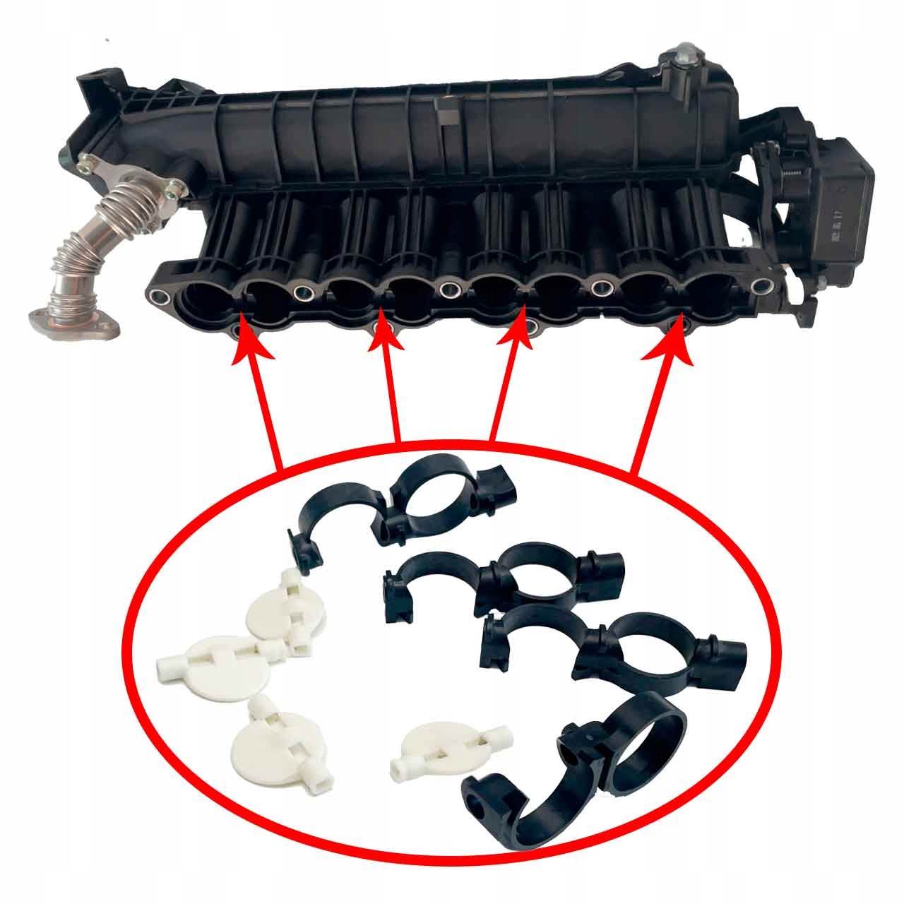 Sada pro opravu vířivých klapek sacího potrubí Hyundai a Kia 1.4 Crdi