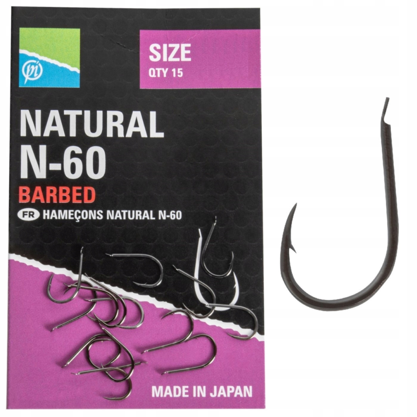 Haczyki Preston Natural N-60 12