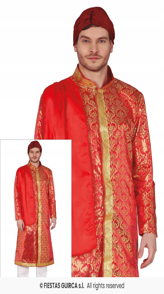 Indický kostým, indický maškarní Kostým bollywoodský kostým L