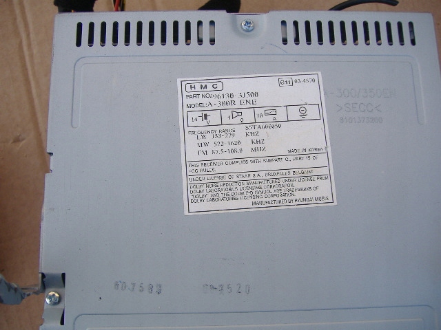 96130-3J500 - HYUNSDAI ix55 Веракрус радио CD новый !