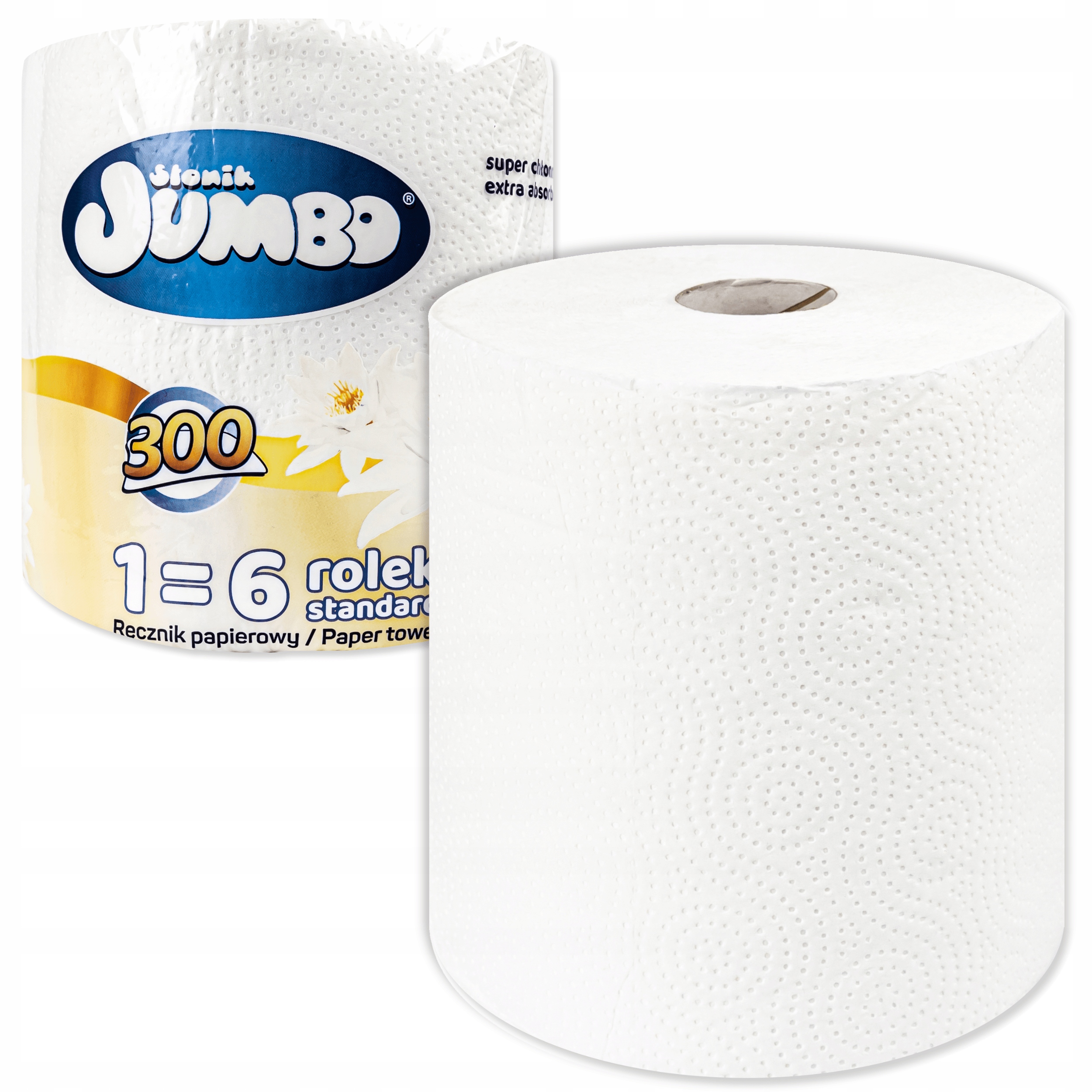 RĘCZNIK PAPIEROWY KUCHENNY JUMBO SŁONIK Stan opakowania oryginalne