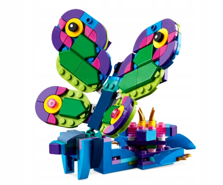 LEGO 31157 EGZOTYCZNY PAW 3W1 ZESTAW KLOCKÓW NA PREZENT ORYGINAŁ MOTYL Wiek dziecka 7 lat +