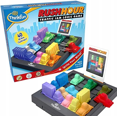 Gra planszowa Thinkfun Rush Hour - Traffic Jam Logic, Brain & Challenge ...