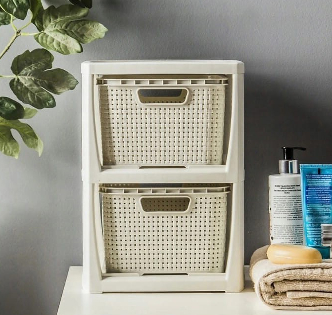 REGAŁ PÓŁKA SZAFKA KOMODA Z SZUFLADAMI| 33636BI Kolor mebla biały