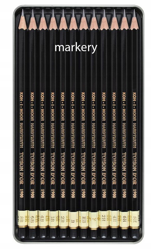 KIN OŁÓWEK GRAFI 1902 ART TOISON D'OR 8B-8H 9238