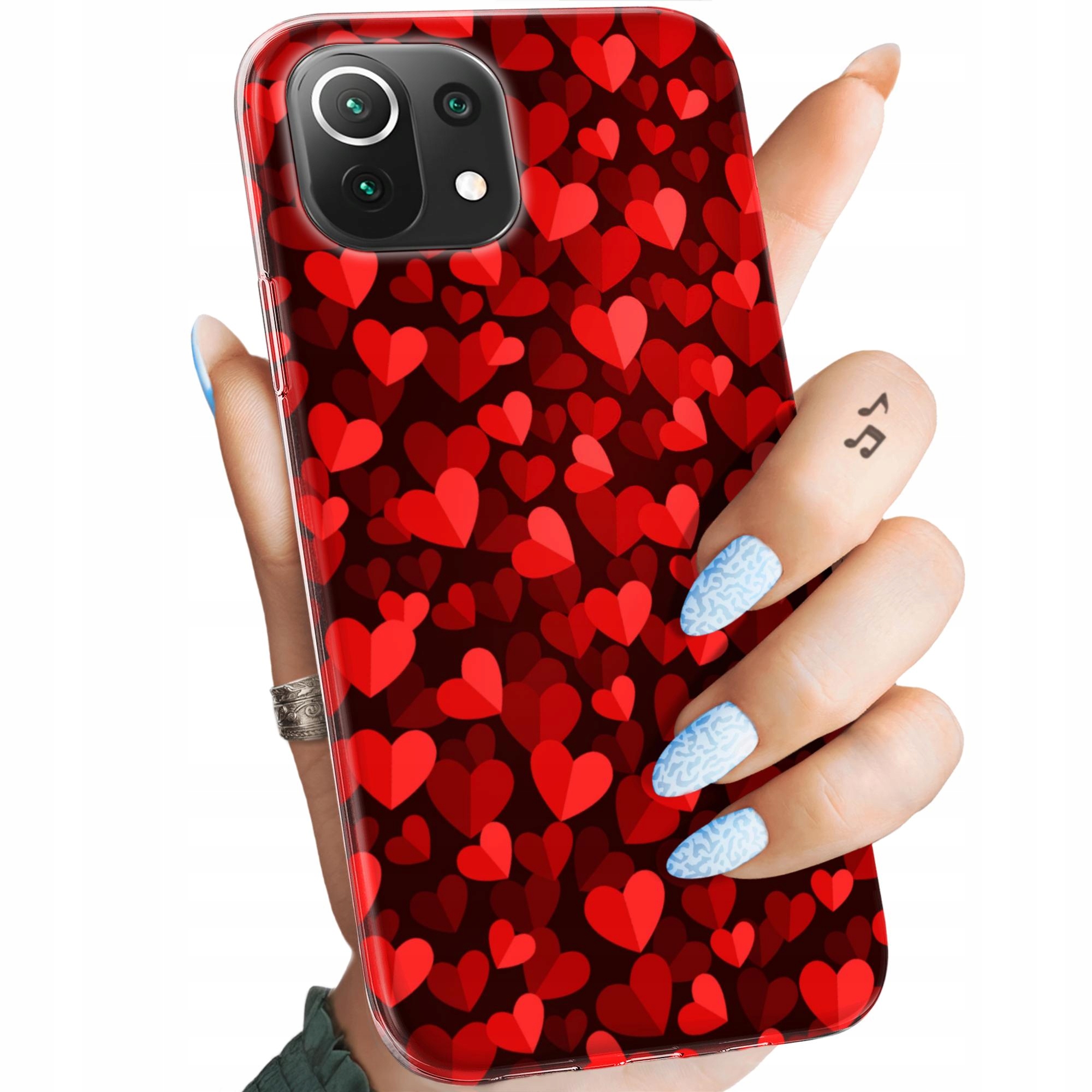 Etui Do Xiaomi MI 11 Lite 4G 5G Ne Wzór Walentynki Miłość Serce Case
