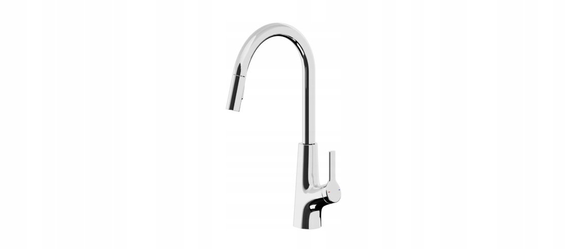 Bateria Zlewozmywakowa Goodhome Guntur Sensor Z Wyciąganą Wylewką