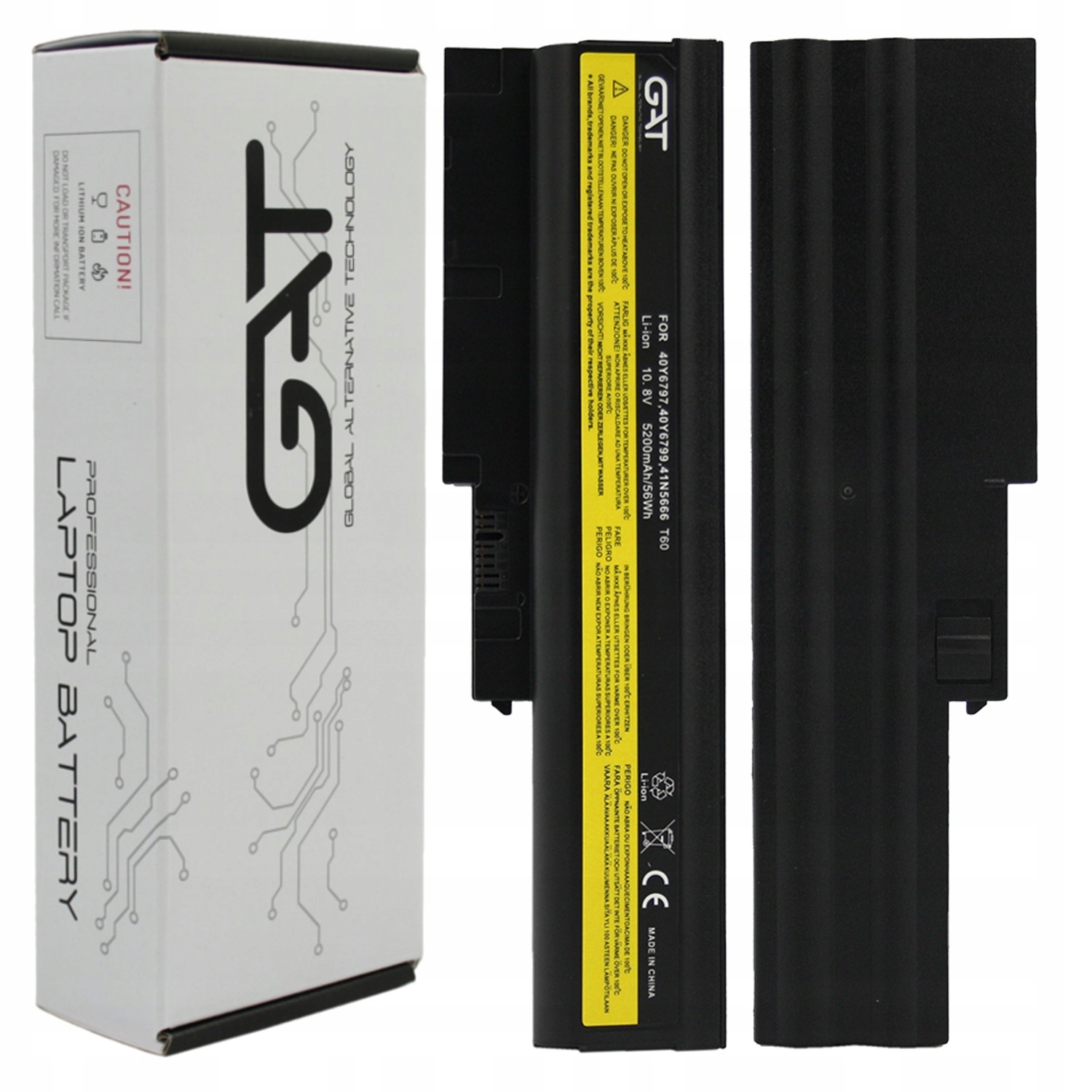 Аккумулятор для ноутбуков IBM, Lenovo Li-Ion 5200mAh GAT