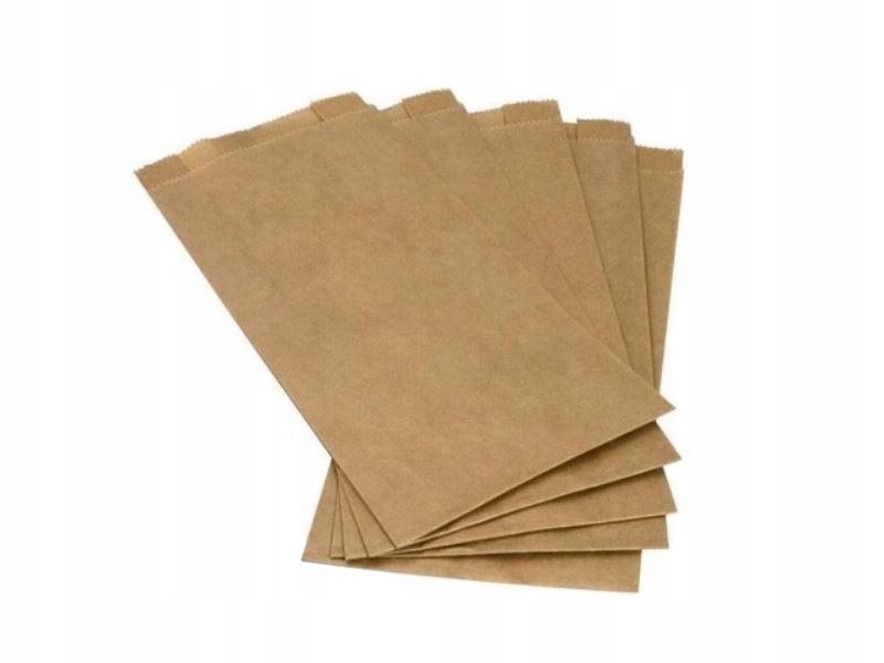 

Torby Papierowe 12x4x22 torebki fałdowe 250szt.