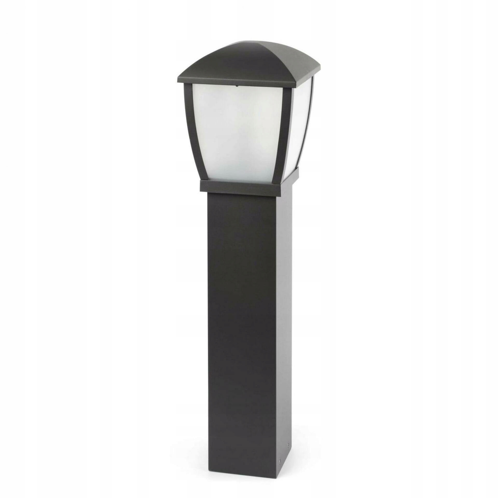 Stĺpiková lampa Faro Wilma 820 mm, tmavo šedá, IP44, E27, hliník