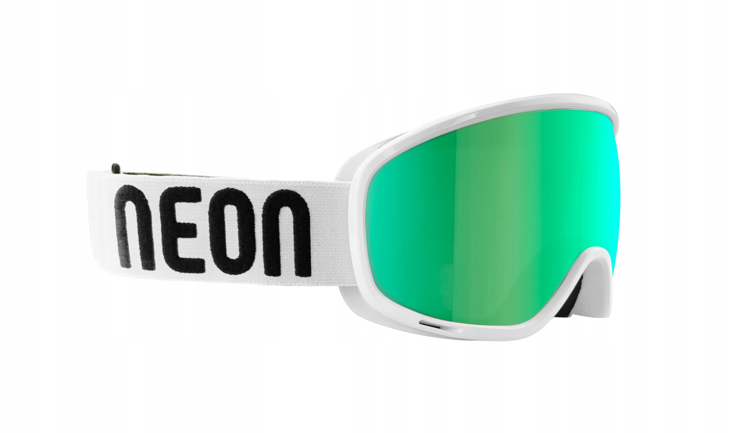 Lyžařské Brýle Neon Himalaya White Mirror Green CAT3