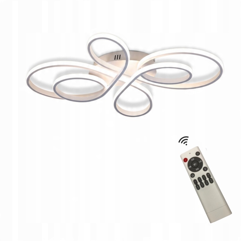 Lampa Led Sufitowa Ściemniania 80CM 78W Biały 3000-6500K Nowoczesny Z Pilot