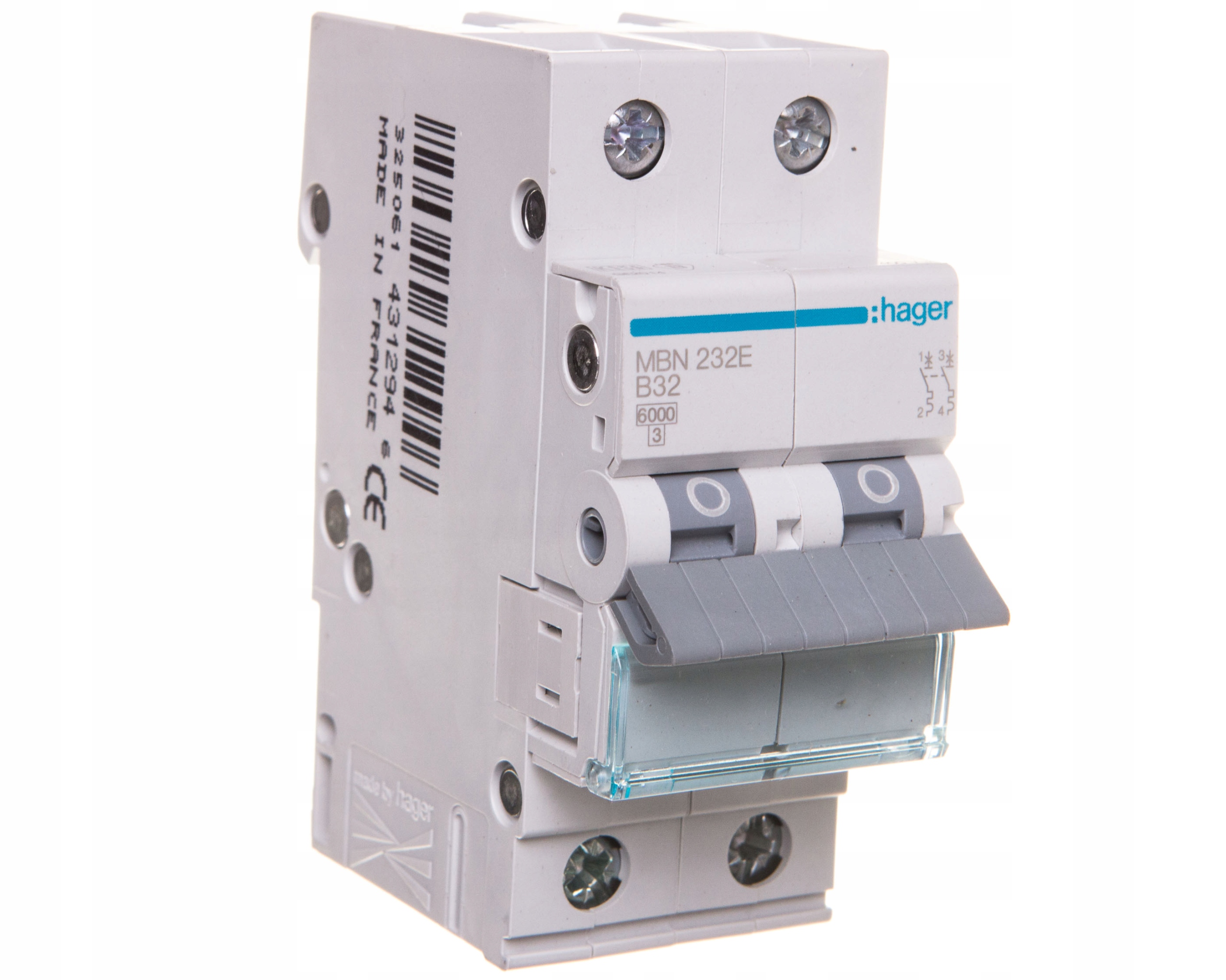 Nadproudový spínač 2P B 32A 6kA Ac Mcb MBN232E