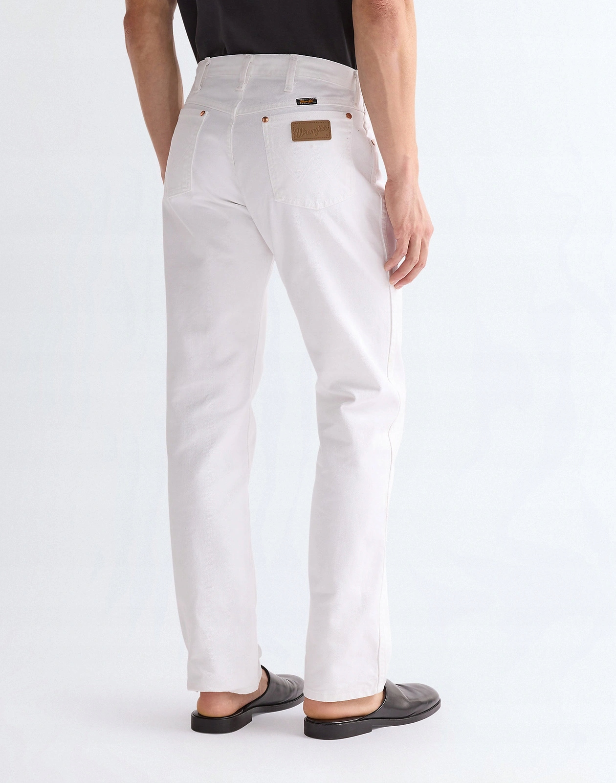 Pánské jednoduché džínové kalhoty Wrangler 13MWZ White 112364826 32/32