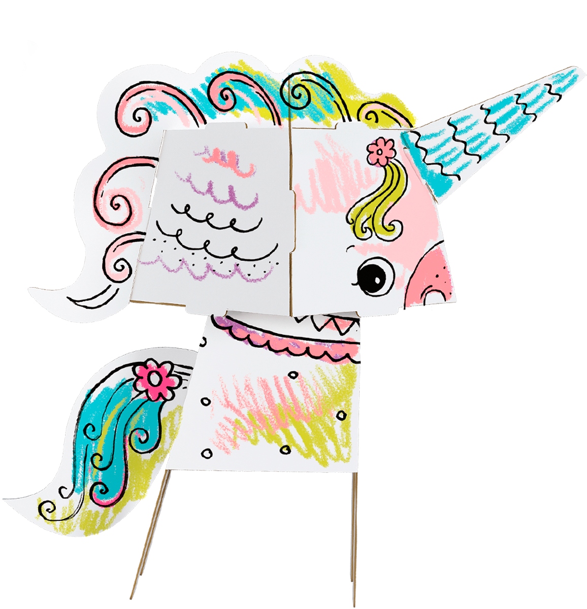 

Monumi Mini Cubehead Fairytale jednorożec