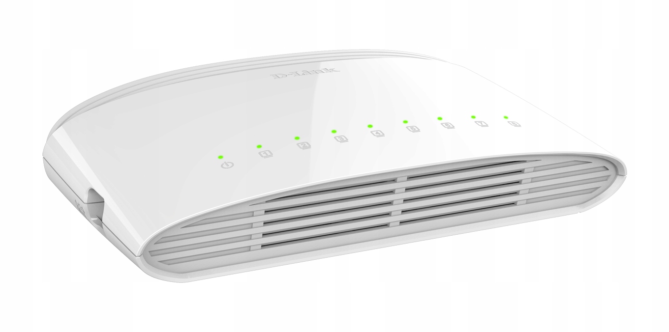 D-LINK Switch 8 x 1000/100/10Mbps, MDI/MDI-X switch, VPN Support — 9