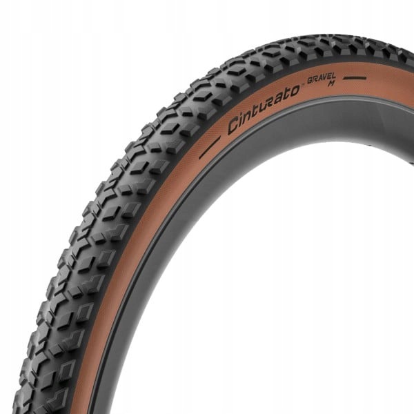 Pirelli Tyre Cinturato Gravel M 650bx45, Black Brown (classic), Techwall