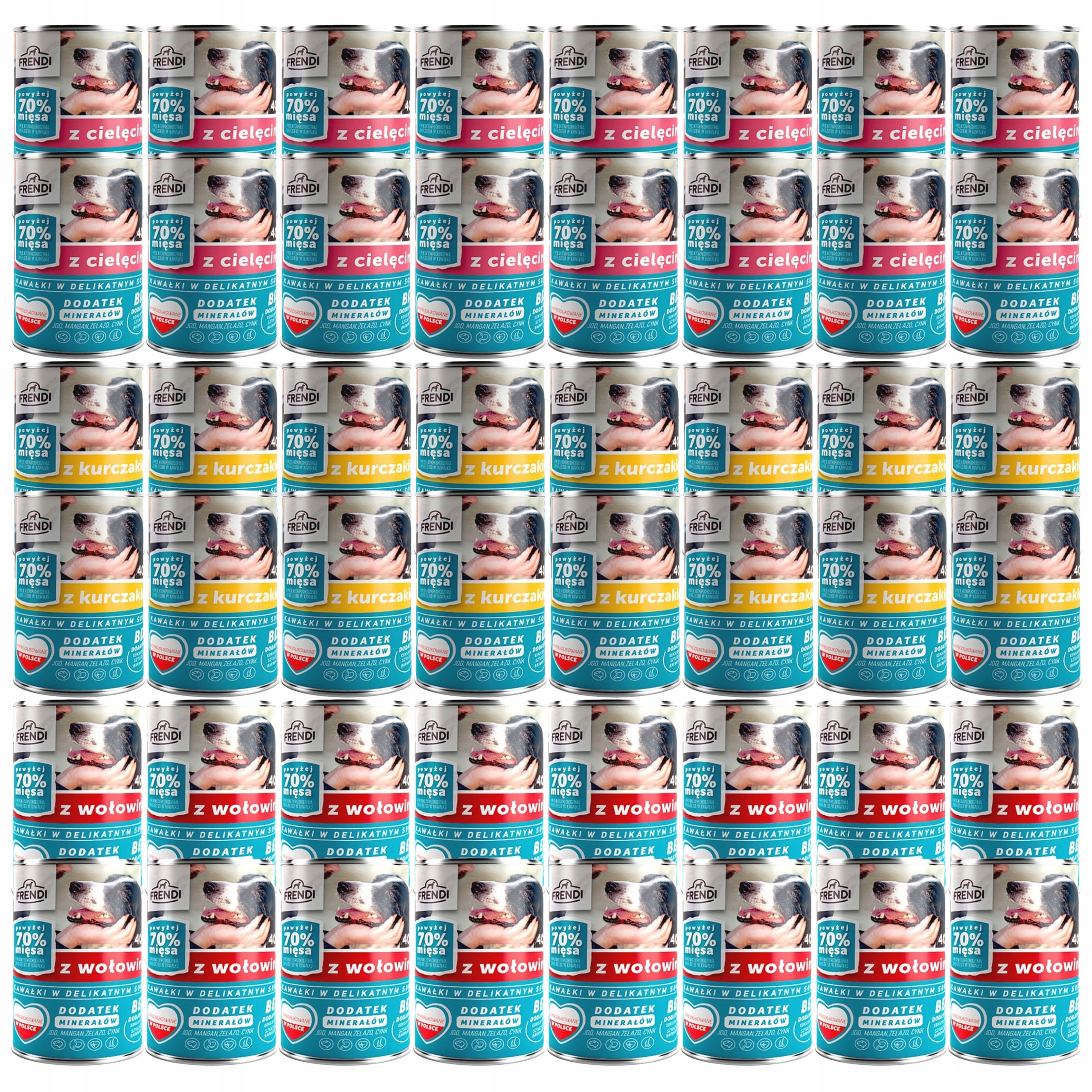 Frendi Plechovka krmivo mokré pro psa mix chutí 48 x 400 g