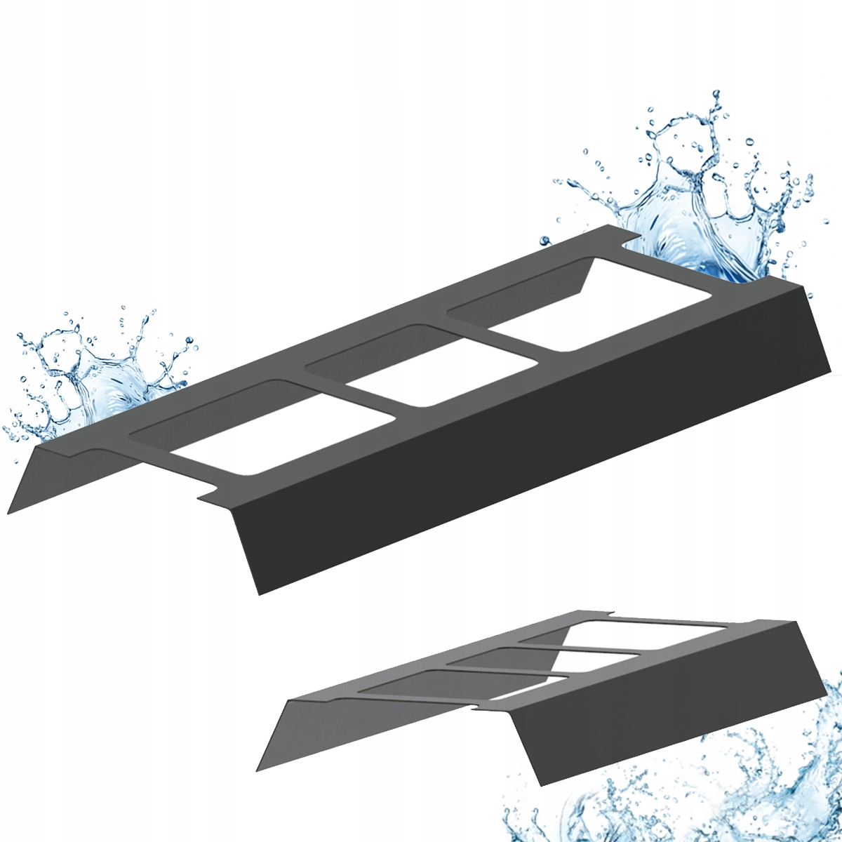 Stínidlo na lampu 845x255 mm H80 Skos Kryt akvarijní lampy Clona