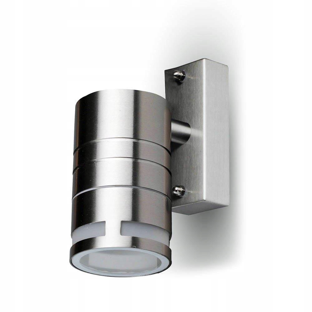Venkovní dekorativní nástěnné svítidlo, moderní, stříbrné, 11 cm, IP44 V-tac