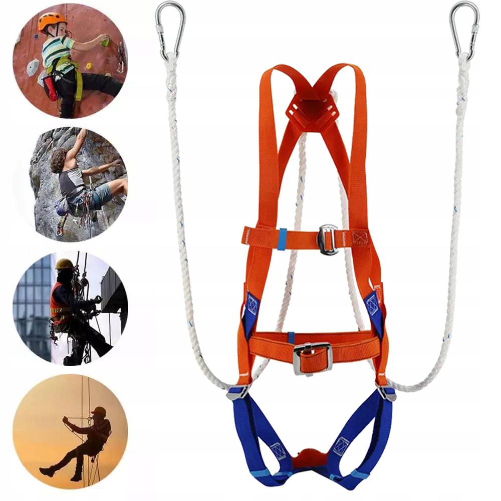 Szelki Bezpieczeństwa Do Wspinaczki Pracy Na Wysokości Uprząż Asekuracyjna