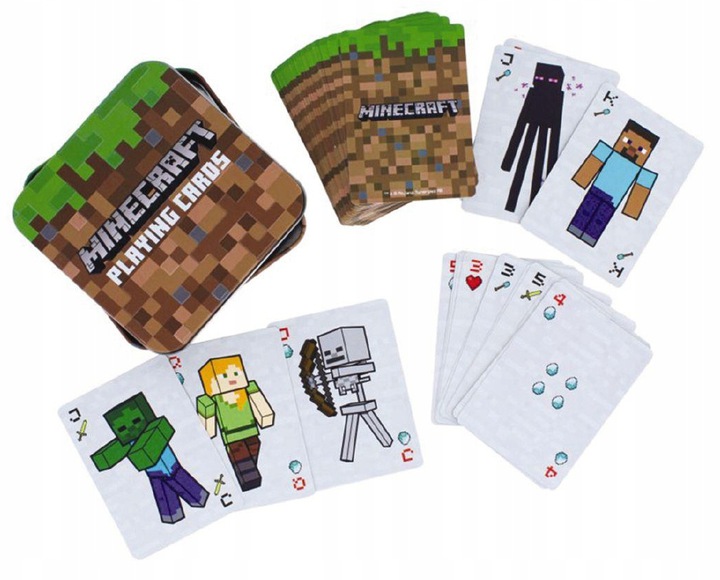 

Minecraft Oryginalne Karty Do Gry Na Licencji