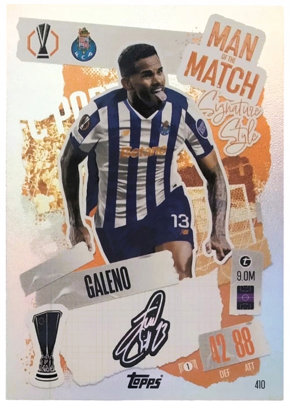Match Attax 2024-2025 Man Of The Match 410 Galeno Fc Porto