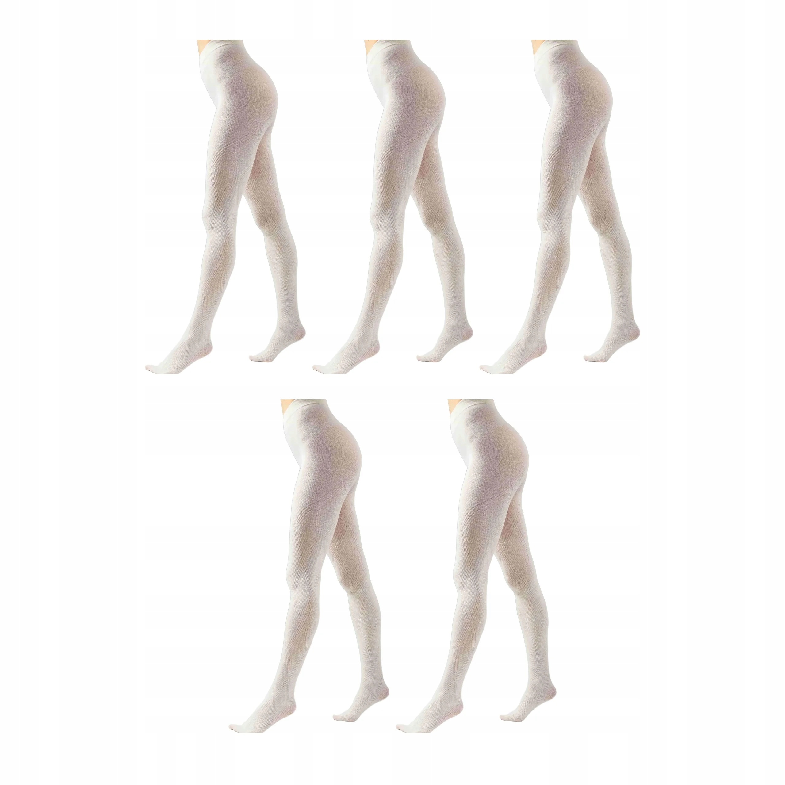 5 párů Punčocháče bavlněné 120 den 1930 Rambi Cottone Legs 5x Panna 3-M