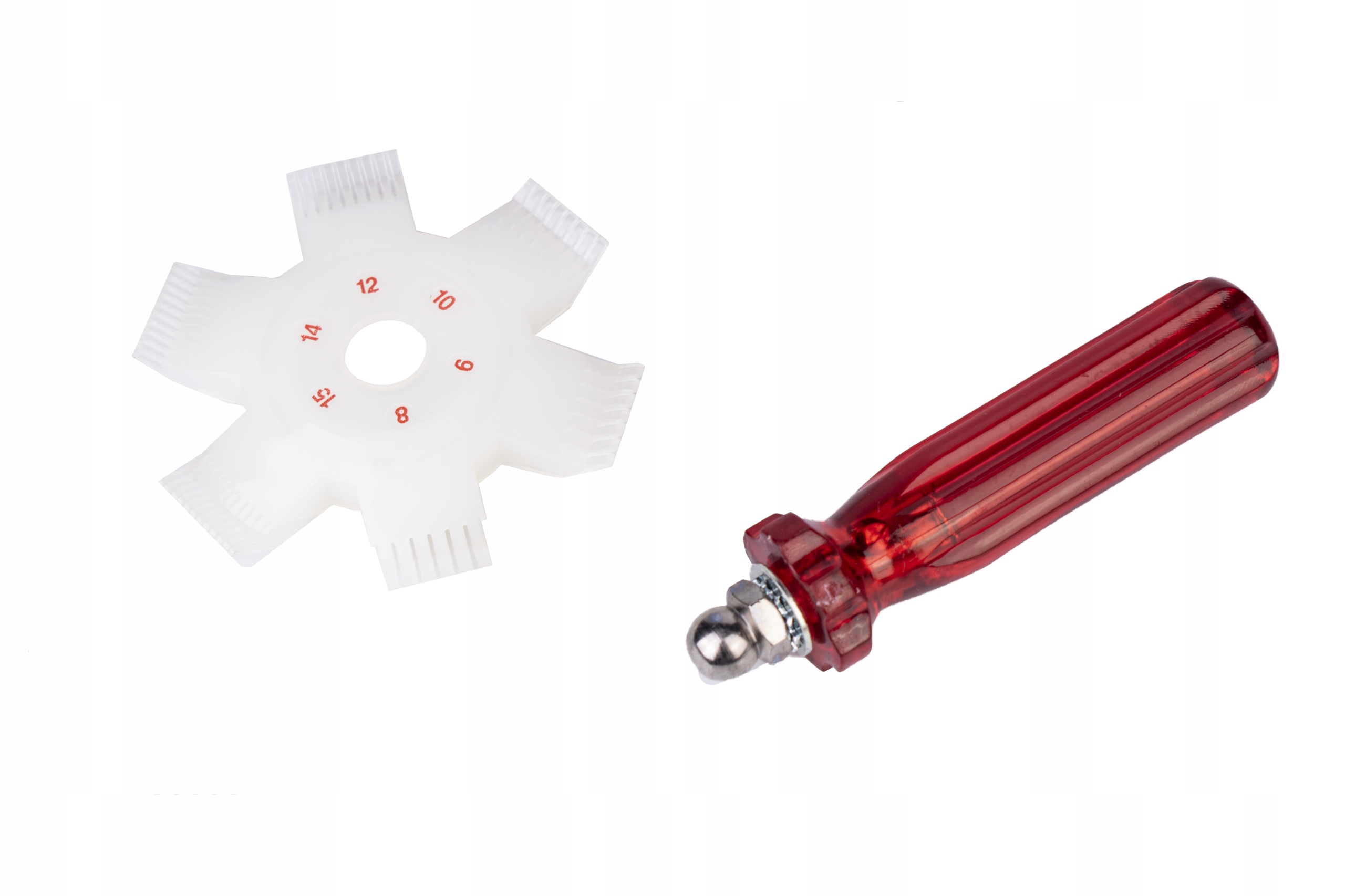 GRZEBIEŃ DO PROSTOWANIA LAMEL Z RĄCZKĄ PLASTIKOWĄ EAN (GTIN) 4712304185593