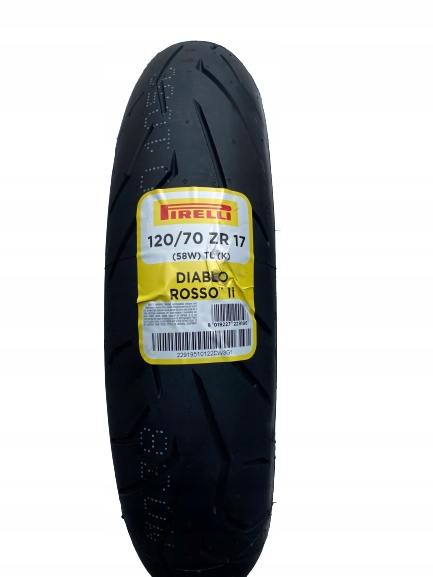 Pirelli Diablo Rosso 120/70/17 - Niska cena na Allegro