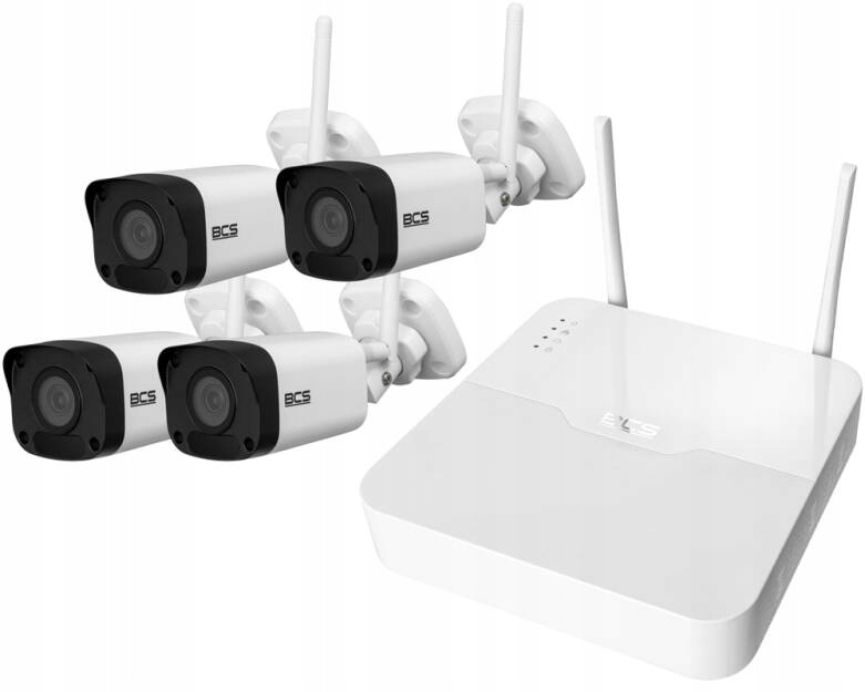 Monitorovací sada Bcs BCS-P-WIFI4x2M-KIT (1TB)