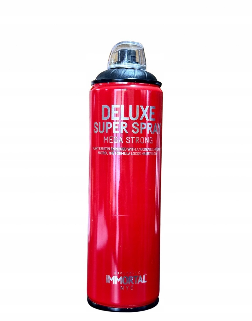 IMMORTAL NYC LAKIER DO WŁOSÓW DELUXE SUPER SPRAY MEGA STRONG 500ML