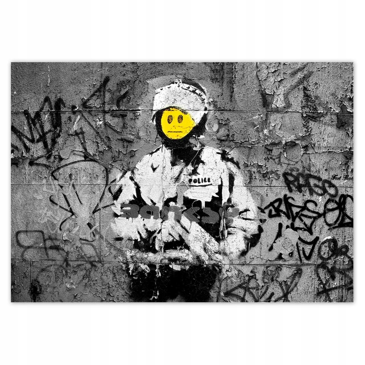 Fototapety 312x219 Banksy Buźka