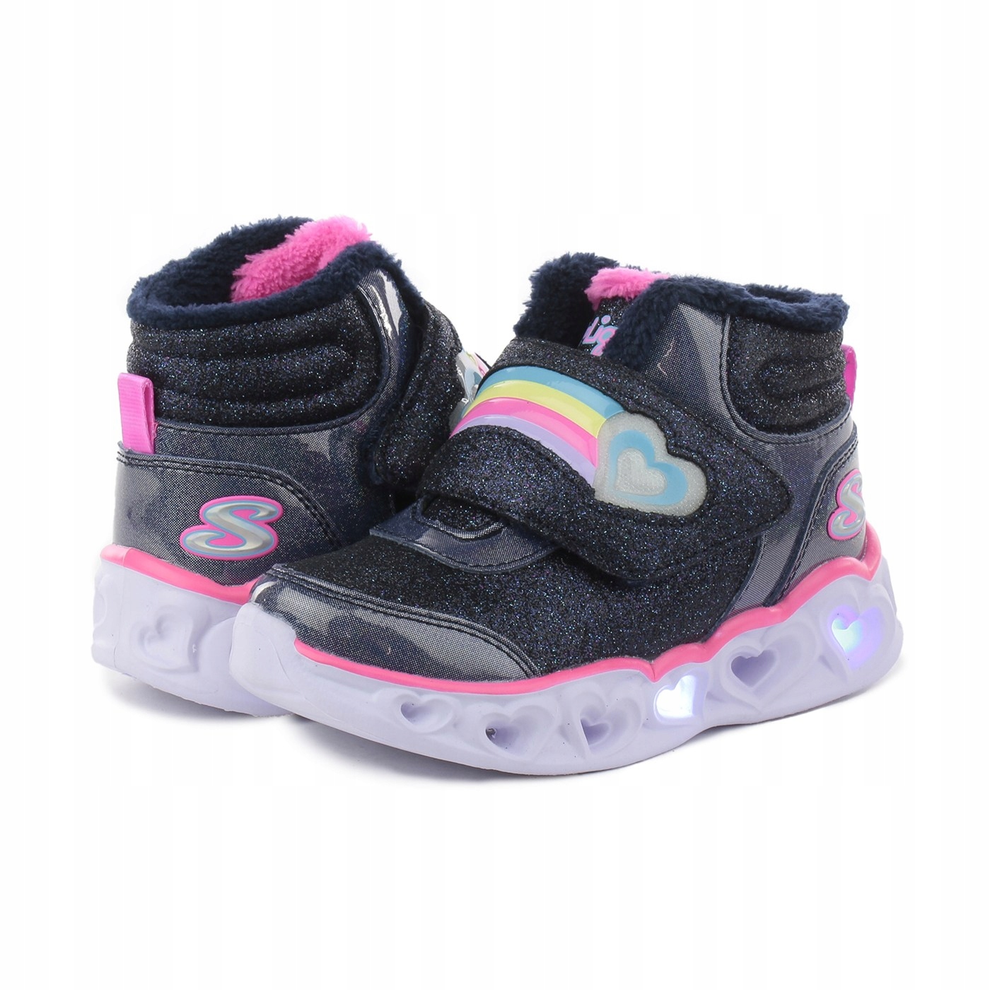 Skechers Heart Lights Brilliant Rainbow 21