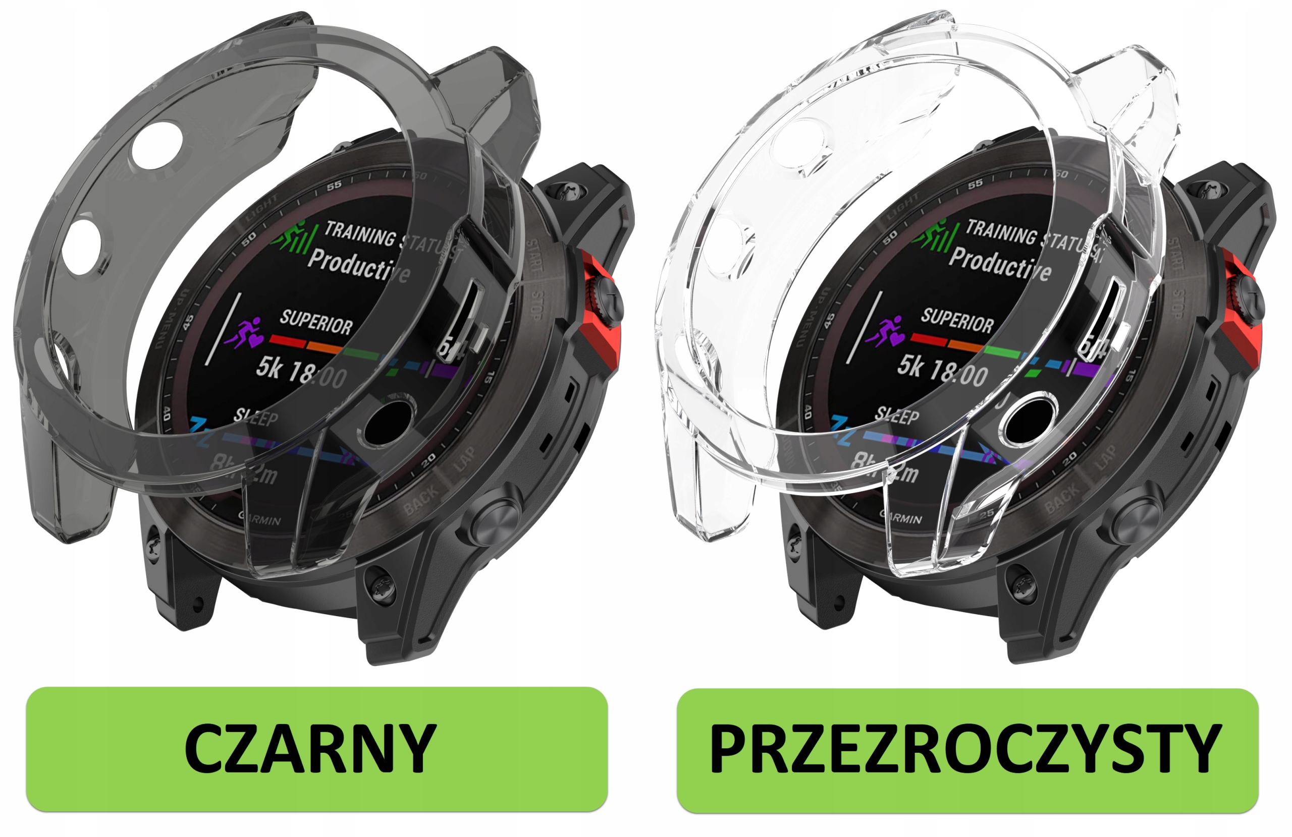 ETUI OCHRONNE CASE PRO+ DO GARMIN FENIX 7 7 SOLAR Kolor bezbarwny