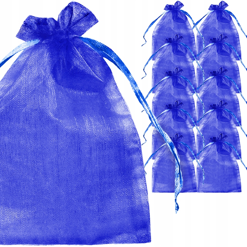 Sáčky Z Organzy 7x9 cm Svatba Svaté Přijímání Vánoce Velké Kabelky Jako dárek