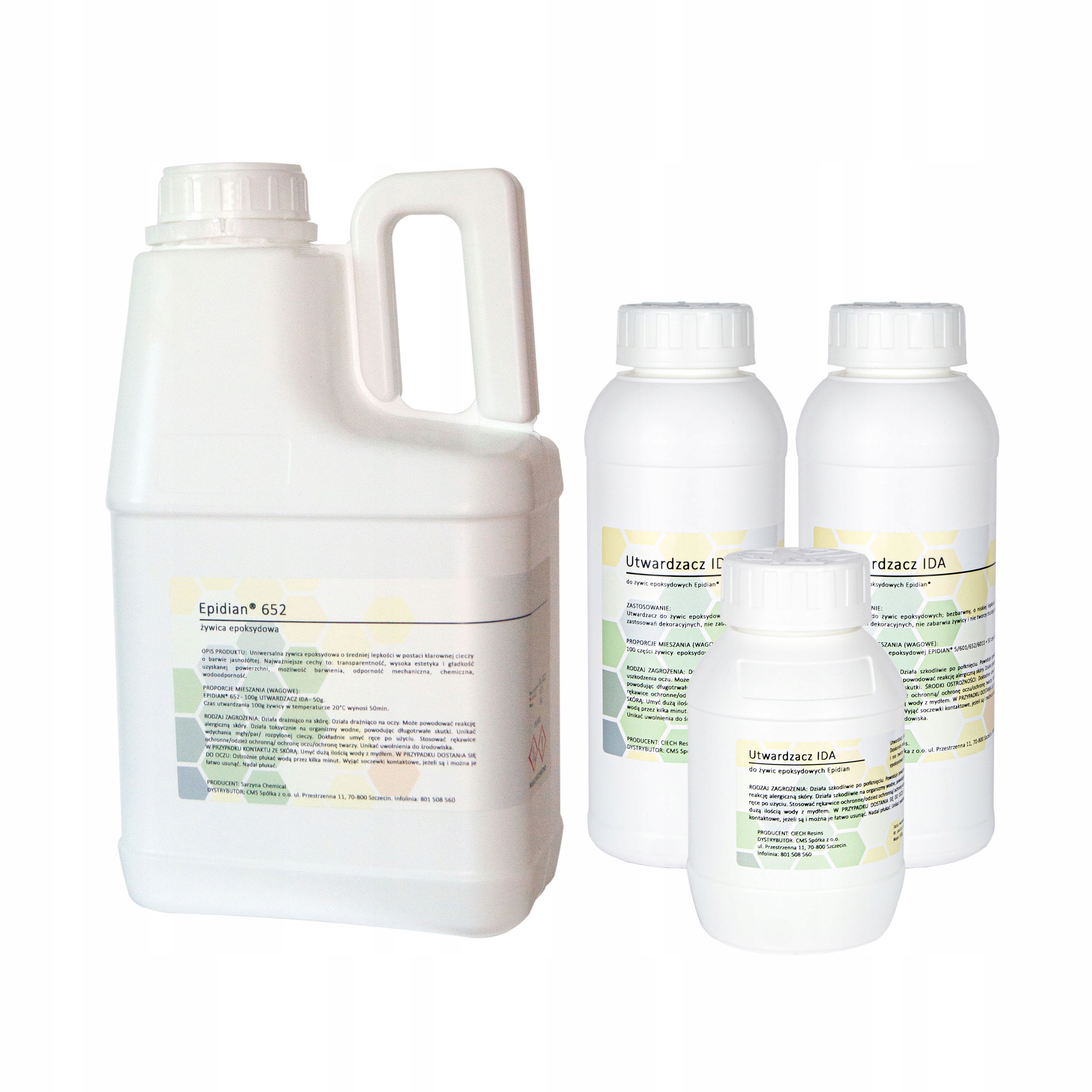 Epidian 652 Epoxidová pryskyřice Tužidlo Ida 7,5kg